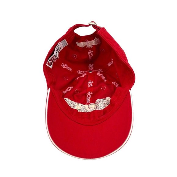 Chase Authentics Budweiser  Dale Jr. 8 Red Bling Womens Cap NASCAR Hat - Picture 8 of 9